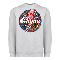 Heather Grey Western Mama Patriotic 4th of July Heavyweight Sweatshirt - LillyAllenDesigns