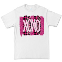 White Love Xoxo Brushstrokes Valentines Premium Tee - Bettercallsaul