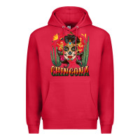 Cardinal chingona sugar skull Premium Hoodie - BundleAndBundleShop