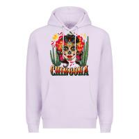 Lilac chingona sugar skull Premium Hoodie - BundleAndBundleShop