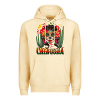 Pina Colada chingona sugar skull Premium Hoodie - BundleAndBundleShop