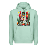 Seafoam chingona sugar skull Premium Hoodie - BundleAndBundleShop