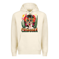 Chingona Sugar Skull Premium Hoodie | Teevron