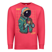 Cardinal astronaut space travel retro aesthetic streetwear t shirt Premium Sweatshirt - minhPixels