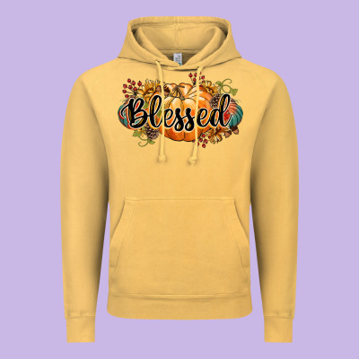 Blessed Vintage Hoodie Designed By Cowgirlartshop