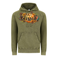 Vintage Olive blessed Vintage Hoodie - CowGirlArtShop