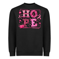 Black Hope Breast Cancer Awareness Fall Heavyweight Sweatshirt - LillyAllenDesigns