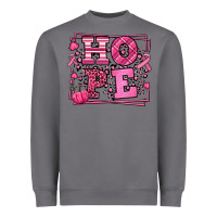 Storm Hope Breast Cancer Awareness Fall Heavyweight Sweatshirt - LillyAllenDesigns