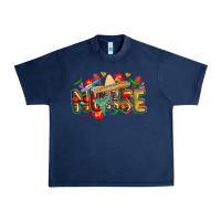 Navy cinco de mayo nurse Urban Heavy Tee - CowGirlArtShop