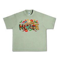 Oil Green cinco de mayo nurse Urban Heavy Tee - CowGirlArtShop
