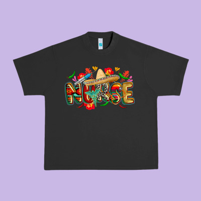 Cinco De Mayo Nurse Urban Heavy Tee Designed By Cowgirlartshop