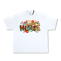 White cinco de mayo nurse Urban Heavy Tee - CowGirlArtShop