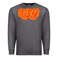 Charcoal Heather halloween pumpkin cookies t shirt Premium Sweatshirt - minhPixels