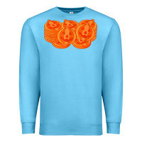 Ocean Blue halloween pumpkin cookies t shirt Premium Sweatshirt - minhPixels