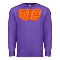 Purple halloween pumpkin cookies t shirt Premium Sweatshirt - minhPixels