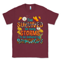 Burgundy I've Survived Too Many Storms Classic Tee - texasbilliewilder