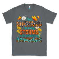 Charcoal Heather I've Survived Too Many Storms Classic Tee - texasbilliewilder