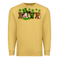 Antique Gold st patricks love heifer Premium Sweatshirt - Artiststas