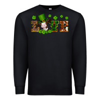 Black st patricks love heifer Premium Sweatshirt - Artiststas