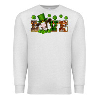 Oatmeal Heather st patricks love heifer Premium Sweatshirt - Artiststas