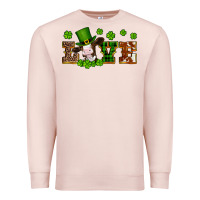 Pale Pink st patricks love heifer Premium Sweatshirt - Artiststas