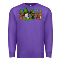 Purple st patricks love heifer Premium Sweatshirt - Artiststas