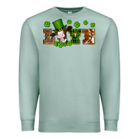 Seafoam st patricks love heifer Premium Sweatshirt - Artiststas