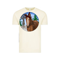 Vintage Arctic Horse Christmas Vintage Tee - RanaPortraitStore
