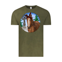 Horse Christmas Vintage Tee | Teevron