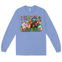 Colony Blue I dig Easter Day Long Sleeve Tee - CowGirlArtShop