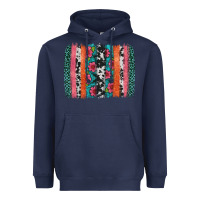 Navy easter spring floral brushstroke Heavyweight Hoodie - Artiststas