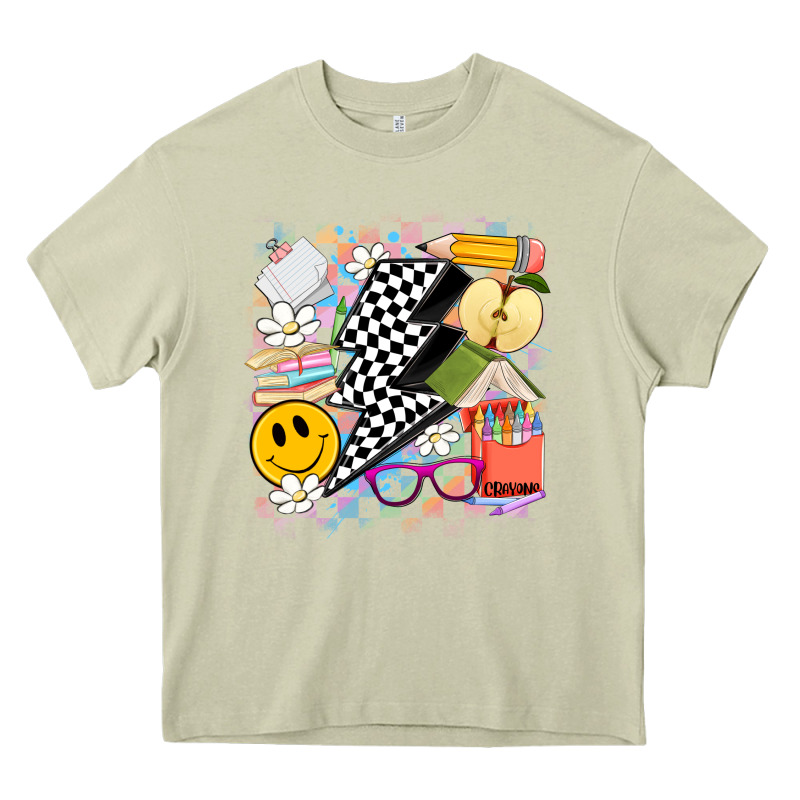 Retro Teacher Heavy Core Tee by Artiststas | Teevron