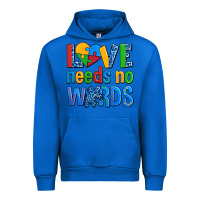 Cobalt love needs no words autism Urban Hoodie - AdoDesignShop