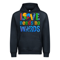 Navy love needs no words autism Urban Hoodie - AdoDesignShop