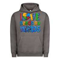 Pigment Tornado love needs no words autism Urban Hoodie - AdoDesignShop