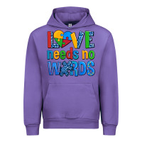 Tulip love needs no words autism Urban Hoodie - AdoDesignShop