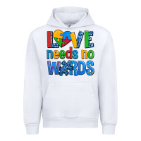 White love needs no words autism Urban Hoodie - AdoDesignShop
