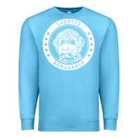 Ocean Blue Lagotto Romagnolo Lagotto Romagnolo Fan Gift Premium Sweatshirt - minhPixels