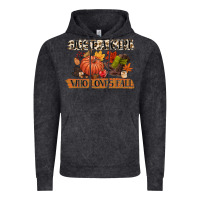 Vintage Black just a girl who loves fall Vintage Hoodie - CowGirlArtShop