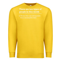 Lemon Two Types of People Can Extrapolate Incomplete Data Gift Premium Sweatshirt - minhPixels