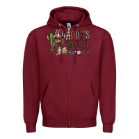 Burgundy daddy's girl Zipper Hoodie - SublimationCraftShop