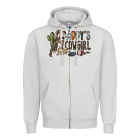 Dove Grey daddy's girl Zipper Hoodie - SublimationCraftShop
