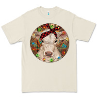 Bone Christmas Charolais Calf Baby Cow Premium Tee - RanaPortraitStore