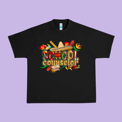 Cinco De Mayo School Counselor Urban Heavy Tee Designed By Cowgirlartshop