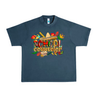 Midnight Navy cinco de mayo school counselor Urban Heavy Tee - CowGirlArtShop