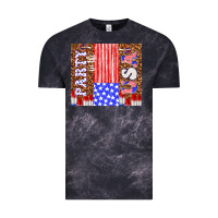 Cloud Black party in the usa Vintage Tee - TumblerDesignByShophia