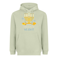 Matcha this is how we jew it funny jewish ugly hanukkah christmas Heavyweight Hoodie - minhPixels