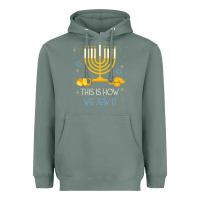 Sage this is how we jew it funny jewish ugly hanukkah christmas Heavyweight Hoodie - minhPixels