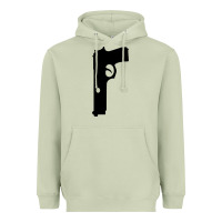 Matcha THE SOPRANOS GUN Heavyweight Hoodie - minhPixels