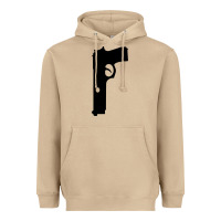 Mushroom THE SOPRANOS GUN Heavyweight Hoodie - minhPixels